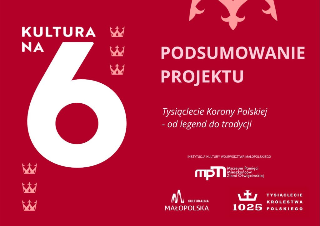 Kultura na 6 - plakat informujący o podsumowaniu projektu